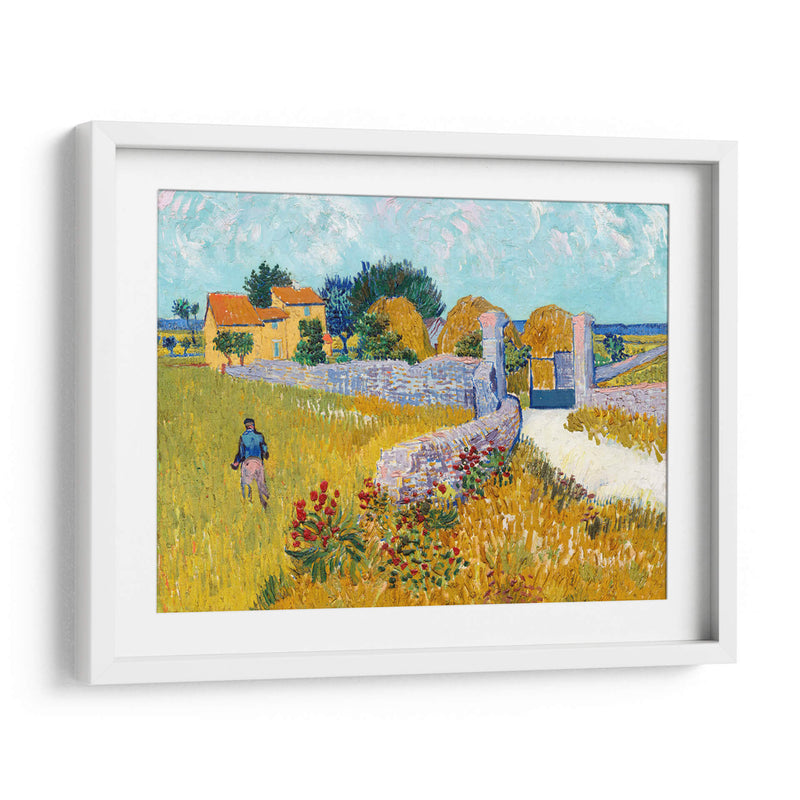 Casa de campo en la Provenza - Vincent Van Gogh | Cuadro decorativo de Canvas Lab