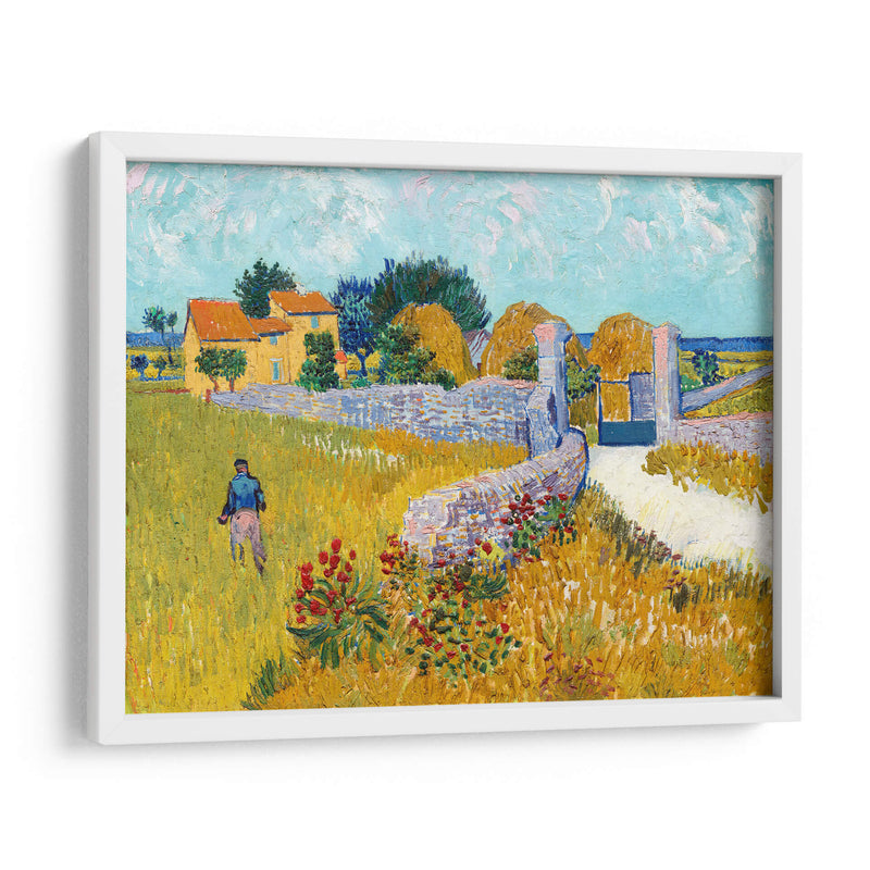 Casa de campo en la Provenza - Vincent Van Gogh | Cuadro decorativo de Canvas Lab