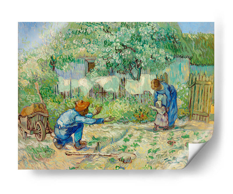 Primeros pasos (para Millet) - Vincent Van Gogh | Cuadro decorativo de Canvas Lab