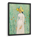 Chica de Blanco - Vincent Van Gogh | Cuadro decorativo de Canvas Lab