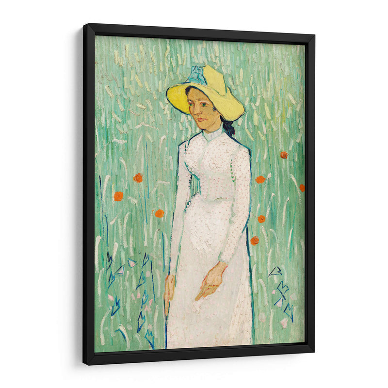 Chica de Blanco - Vincent Van Gogh | Cuadro decorativo de Canvas Lab