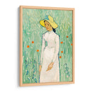 Chica de Blanco - Vincent Van Gogh | Cuadro decorativo de Canvas Lab