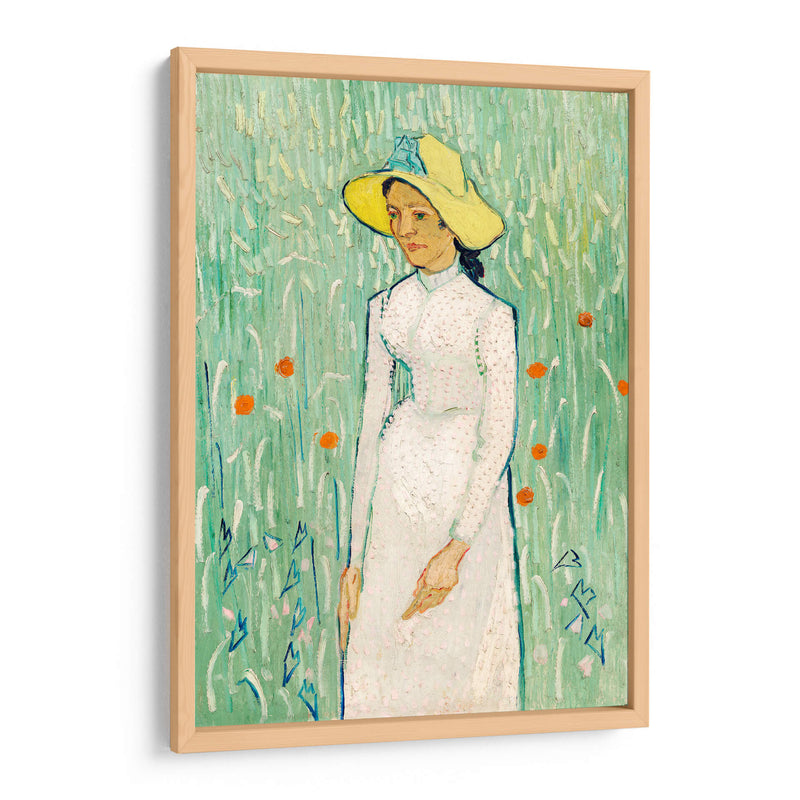 Chica de Blanco - Vincent Van Gogh | Cuadro decorativo de Canvas Lab