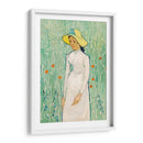 Chica de Blanco - Vincent Van Gogh | Cuadro decorativo de Canvas Lab
