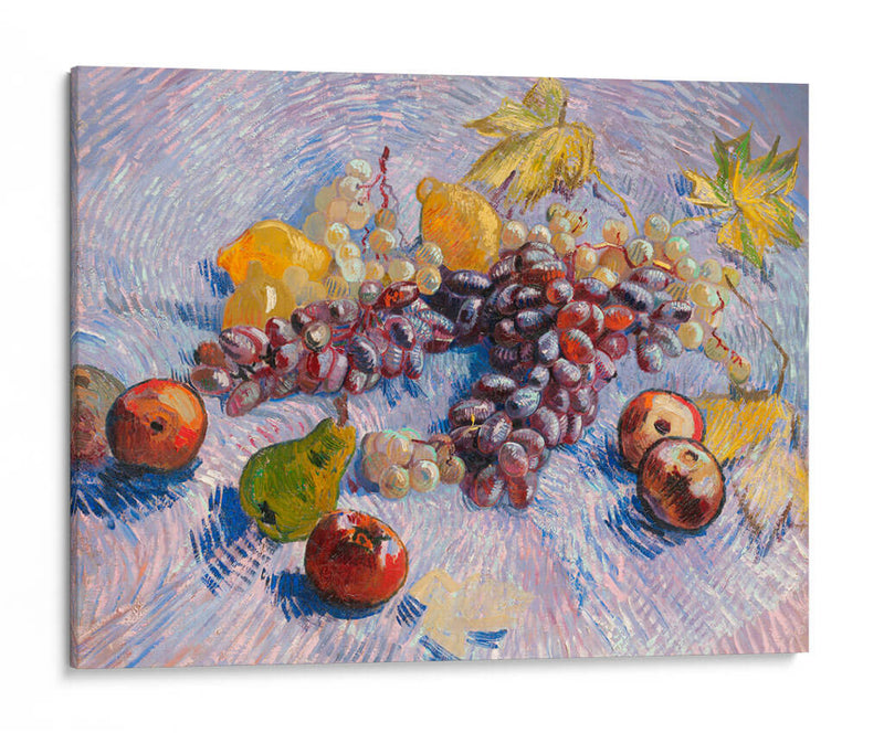 Uvas, limones, peras y manzanas - Vincent Van Gogh | Cuadro decorativo de Canvas Lab