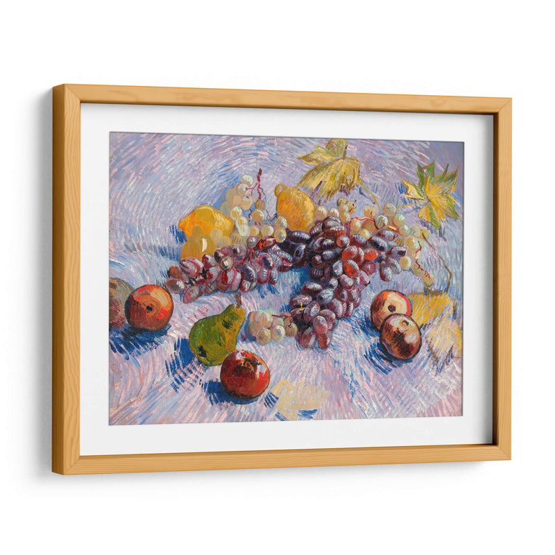 Uvas, limones, peras y manzanas - Vincent Van Gogh | Cuadro decorativo de Canvas Lab