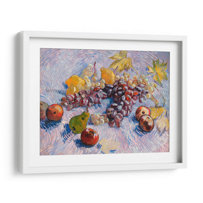 Uvas, limones, peras y manzanas - Vincent Van Gogh | Cuadro decorativo de Canvas Lab