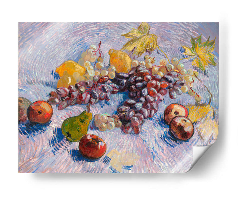 Uvas, limones, peras y manzanas - Vincent Van Gogh | Cuadro decorativo de Canvas Lab