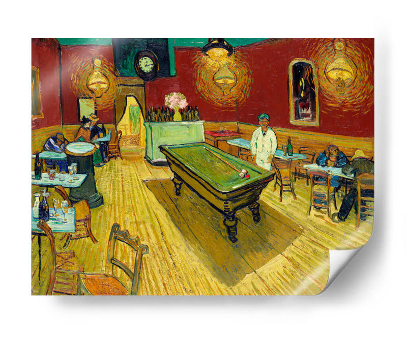 Le café de nuit - Vincent Van Gogh | Cuadro decorativo de Canvas Lab