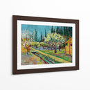 Orchard Bordered by Cypresses - Vincent Van Gogh | Cuadro decorativo de Canvas Lab