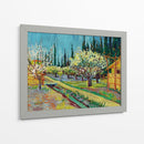 Orchard Bordered by Cypresses - Vincent Van Gogh | Cuadro decorativo de Canvas Lab