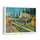 Orchard Bordered by Cypresses - Vincent Van Gogh | Cuadro decorativo de Canvas Lab