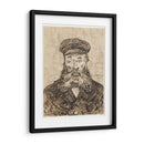 Retrato en boceto de Joseph Roulin - Vincent Van Gogh | Cuadro decorativo de Canvas Lab