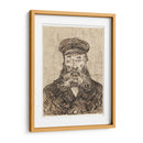 Retrato en boceto de Joseph Roulin - Vincent Van Gogh | Cuadro decorativo de Canvas Lab