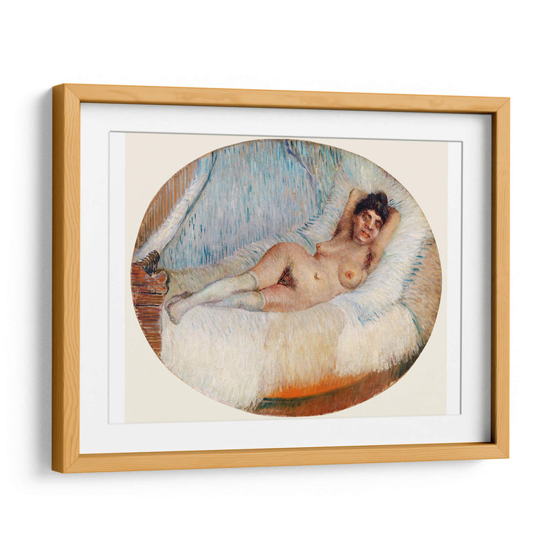 Desnudo reclinado (Femme nue étendue sur un lit) - Vincent Van Gogh | Cuadro decorativo de Canvas Lab