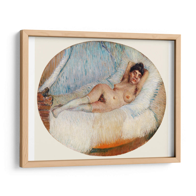 Desnudo reclinado (Femme nue étendue sur un lit) - Vincent Van Gogh | Cuadro decorativo de Canvas Lab