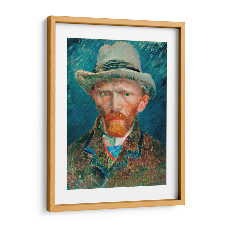 Autorretrato (1887) - Vincent Van Gogh | Cuadro decorativo de Canvas Lab