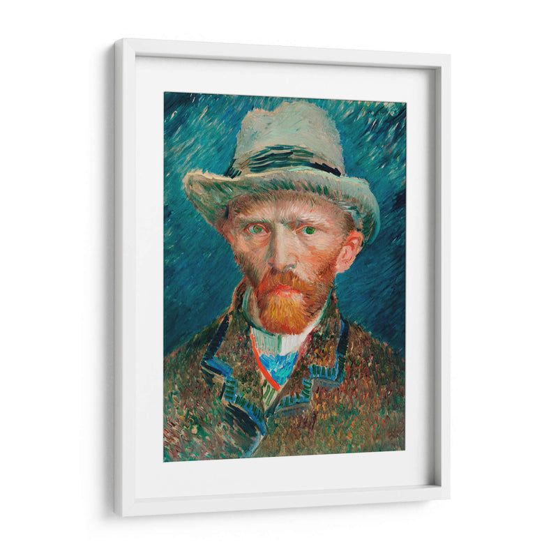 Autorretrato (1887) - Vincent Van Gogh | Cuadro decorativo de Canvas Lab