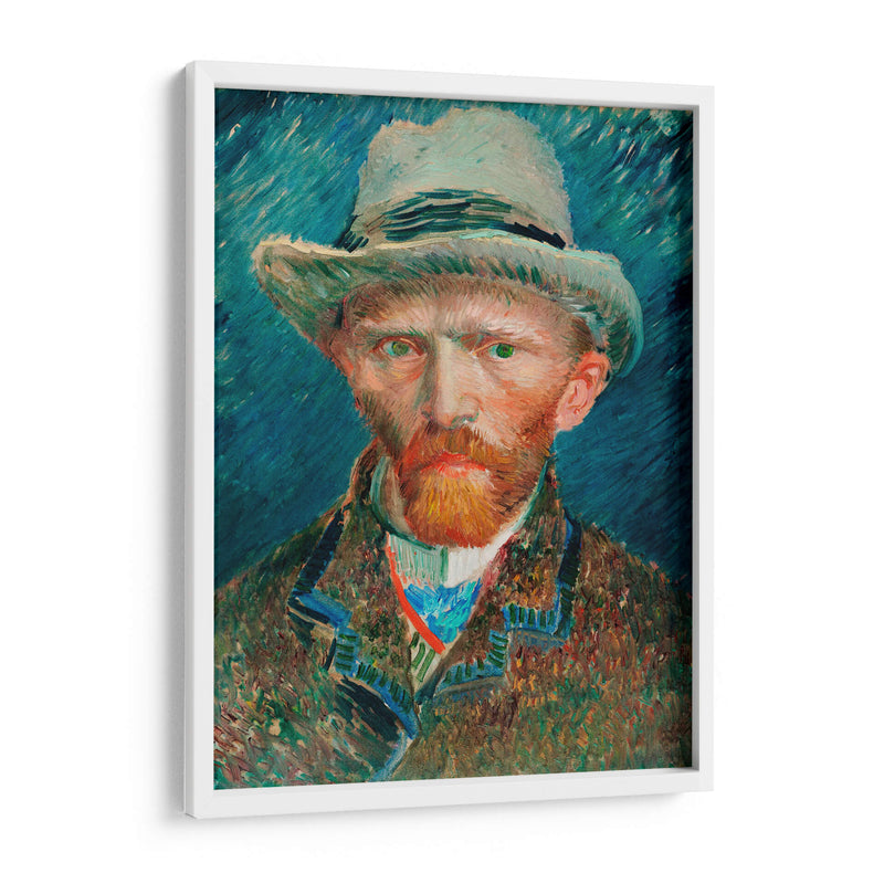 Autorretrato (1887) - Vincent Van Gogh | Cuadro decorativo de Canvas Lab