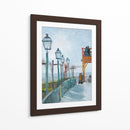 Terraza y mirador en el Moulin de Blute-Fin, Montmartre - Vincent Van Gogh | Cuadro decorativo de Canvas Lab