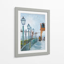 Terraza y mirador en el Moulin de Blute-Fin, Montmartre - Vincent Van Gogh | Cuadro decorativo de Canvas Lab