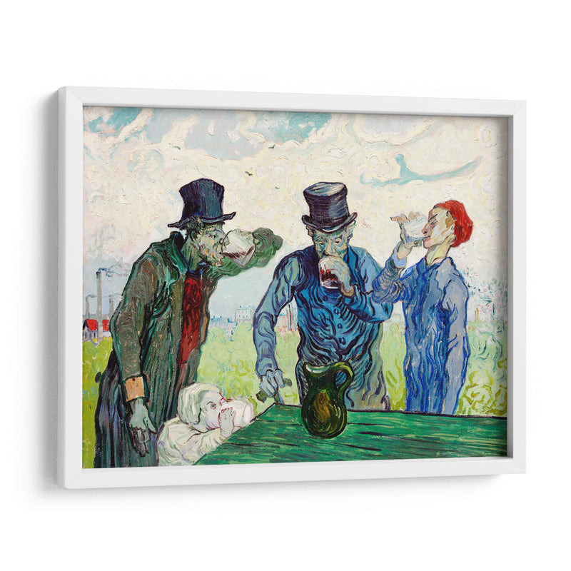 Los bebedores - Vincent Van Gogh | Cuadro decorativo de Canvas Lab