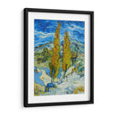 Los álamos en Saint-Rémy - Vincent Van Gogh | Cuadro decorativo de Canvas Lab