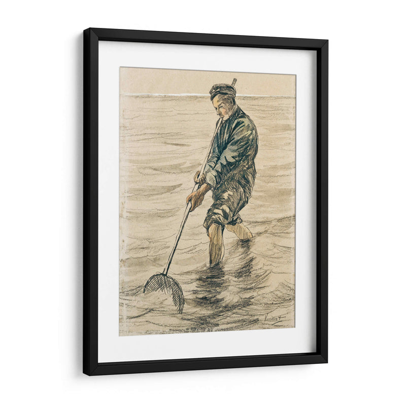 El pescador de conchas (Schelpenvisser) - Vincent Van Gogh | Cuadro decorativo de Canvas Lab