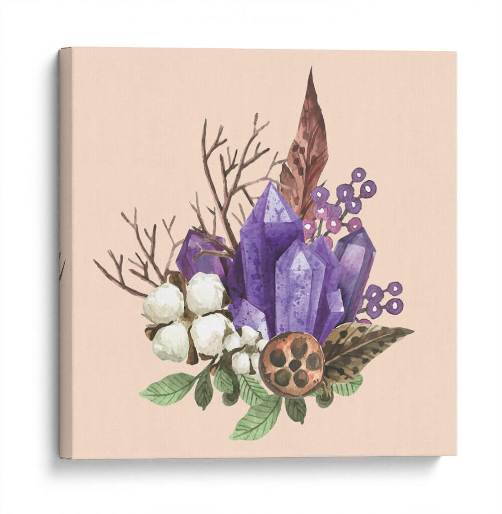 Cuarzos morados | Cuadro decorativo de Canvas Lab
