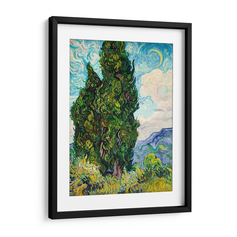 Cipreses - Vincent Van Gogh | Cuadro decorativo de Canvas Lab