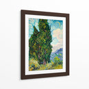 Cipreses II - Vincent Van Gogh | Cuadro decorativo de Canvas Lab