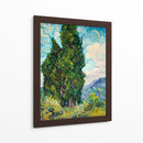 Cipreses II - Vincent Van Gogh | Cuadro decorativo de Canvas Lab
