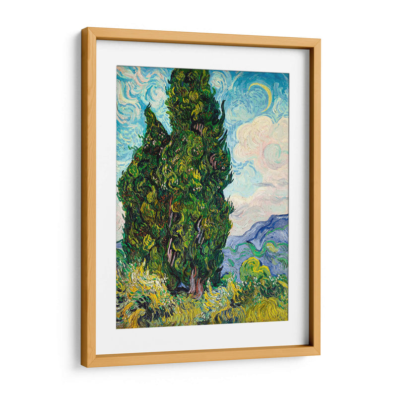 Cipreses - Vincent Van Gogh | Cuadro decorativo de Canvas Lab