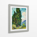 Cipreses II - Vincent Van Gogh | Cuadro decorativo de Canvas Lab