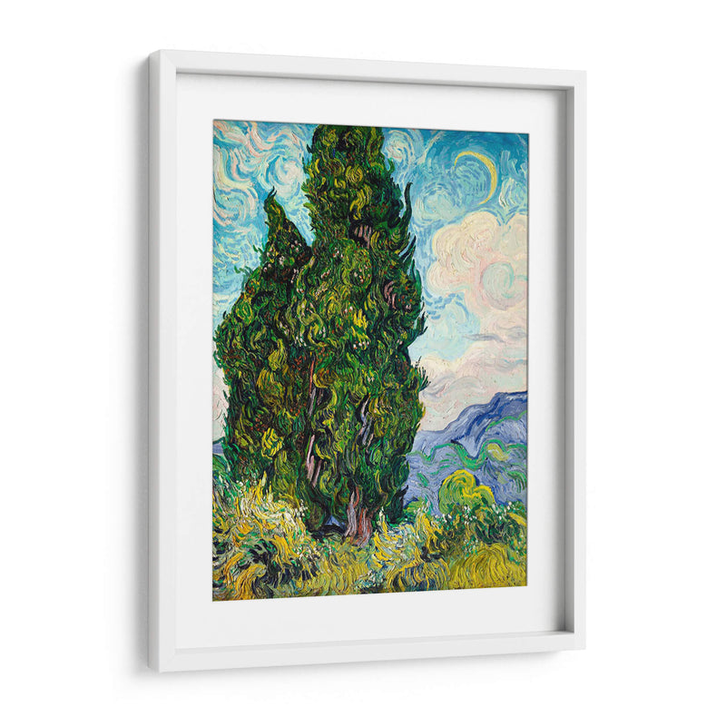 Cipreses - Vincent Van Gogh | Cuadro decorativo de Canvas Lab