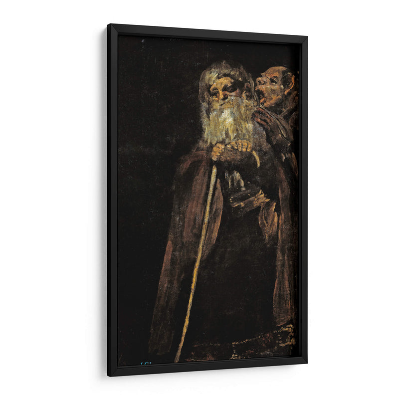 Un viejo y un fraile - Francisco de Goya | Cuadro decorativo de Canvas Lab