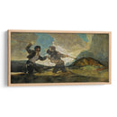 Duelo a garrotazos - Francisco de Goya | Cuadro decorativo de Canvas Lab