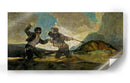 Duelo a garrotazos - Francisco de Goya | Cuadro decorativo de Canvas Lab