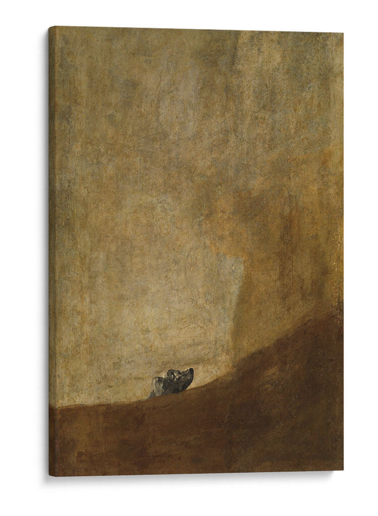 El perro - Francisco de Goya | Cuadro decorativo de Canvas Lab