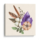 Cuarzos y flores | Cuadro decorativo de Canvas Lab