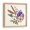 Cuarzos y flores | Cuadro decorativo de Canvas Lab