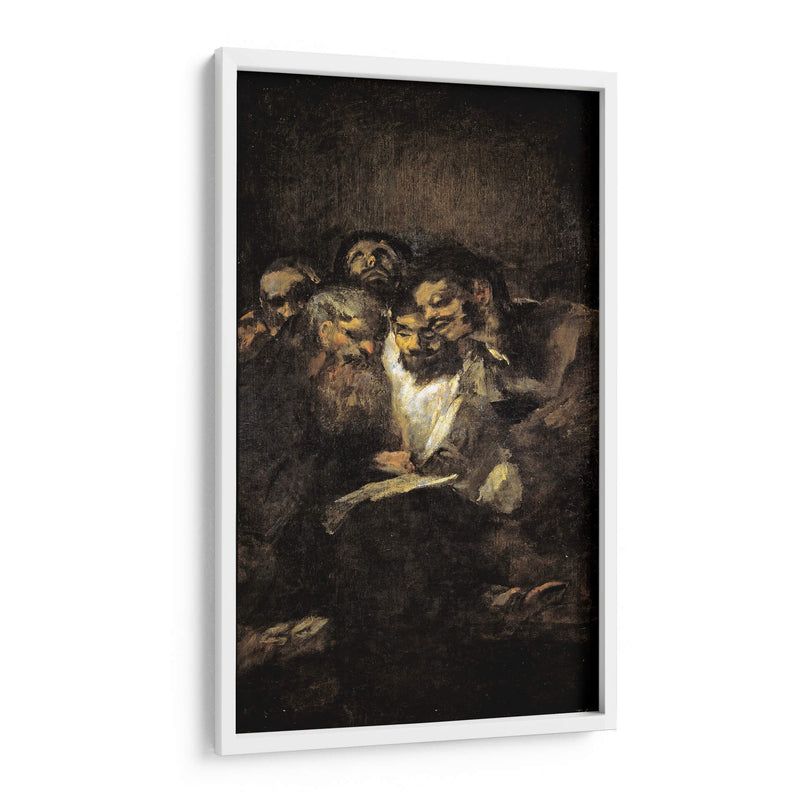 Hombres leyendo - Francisco de Goya | Cuadro decorativo de Canvas Lab