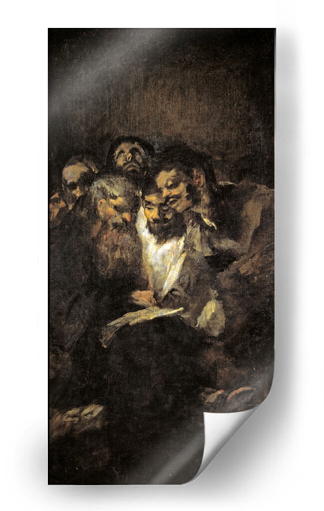 Hombres leyendo - Francisco de Goya | Cuadro decorativo de Canvas Lab