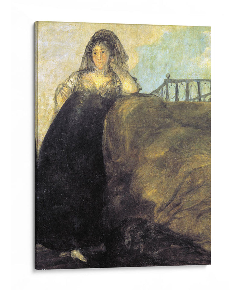 Una manola: doña Leocadia Zorrilla - Francisco de Goya | Cuadro decorativo de Canvas Lab