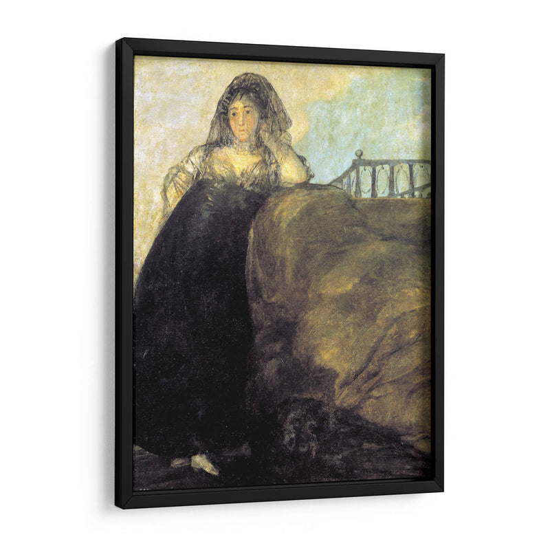 Una manola: doña Leocadia Zorrilla - Francisco de Goya | Cuadro decorativo de Canvas Lab