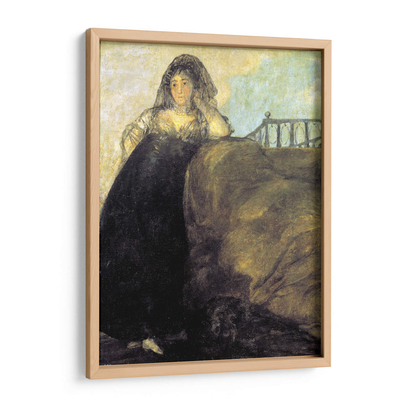 Una manola: doña Leocadia Zorrilla - Francisco de Goya | Cuadro decorativo de Canvas Lab