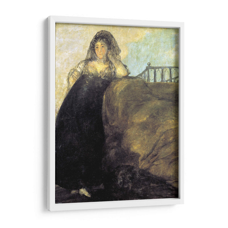 Una manola: doña Leocadia Zorrilla - Francisco de Goya | Cuadro decorativo de Canvas Lab