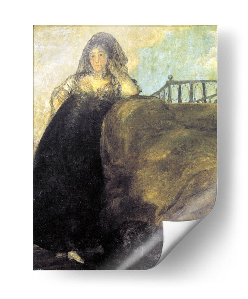 Una manola: doña Leocadia Zorrilla - Francisco de Goya | Cuadro decorativo de Canvas Lab