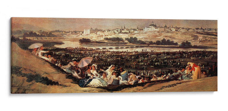 La pradera de San Isidro - Francisco de Goya | Cuadro decorativo de Canvas Lab