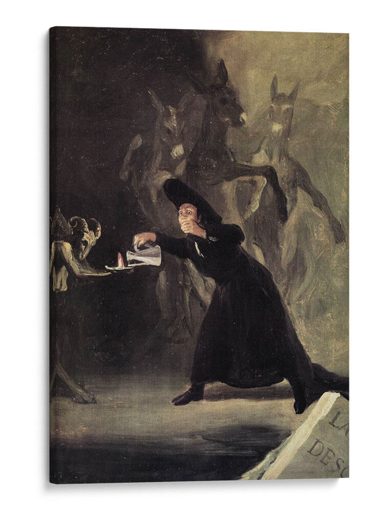 El hechizado - Francisco de Goya | Cuadro decorativo de Canvas Lab